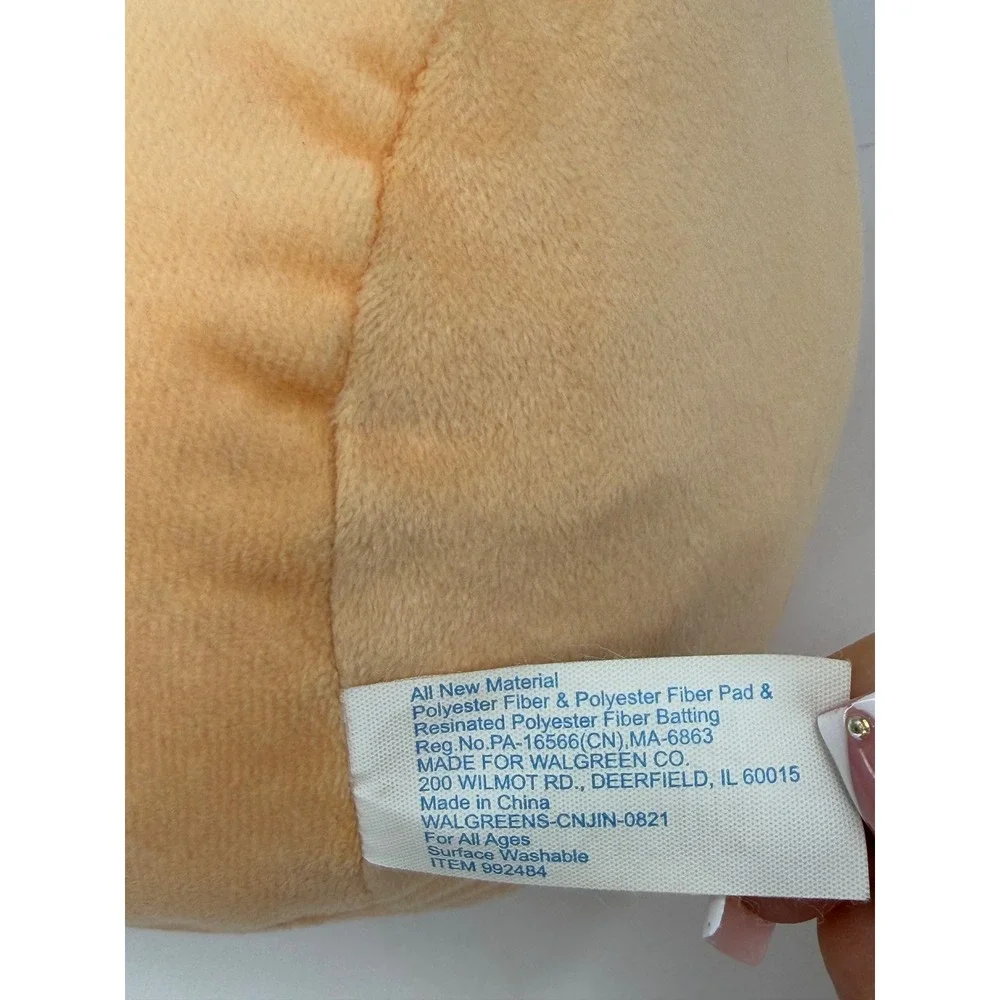 Boba Tea Plush 12 Inch Kawaii Bubble Milk Tea Stuffed Toy Tan Brown Heart Cheeks